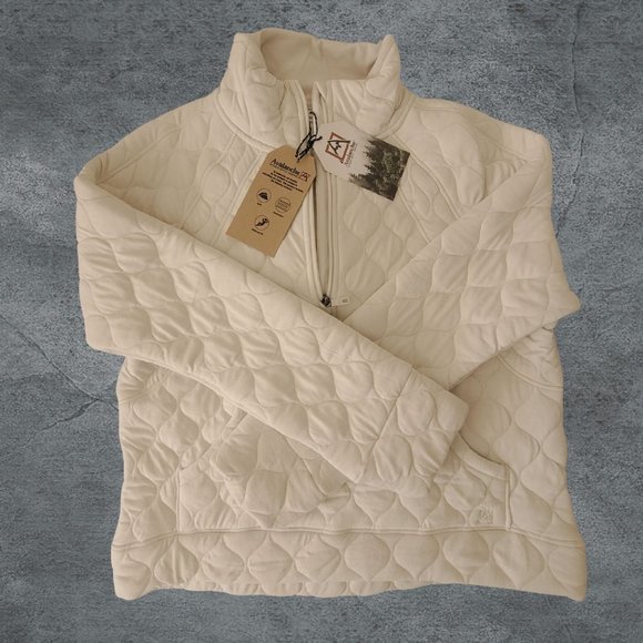 Avalanche Outdoor Supply Pullover - NWT Size L - Quilted 1/4 Zip - Picture 7 of 15